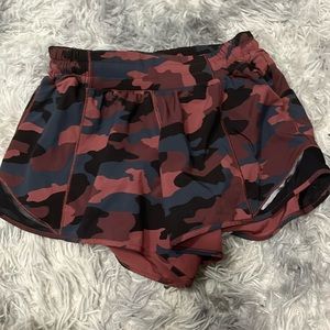 camo lululemon shorts